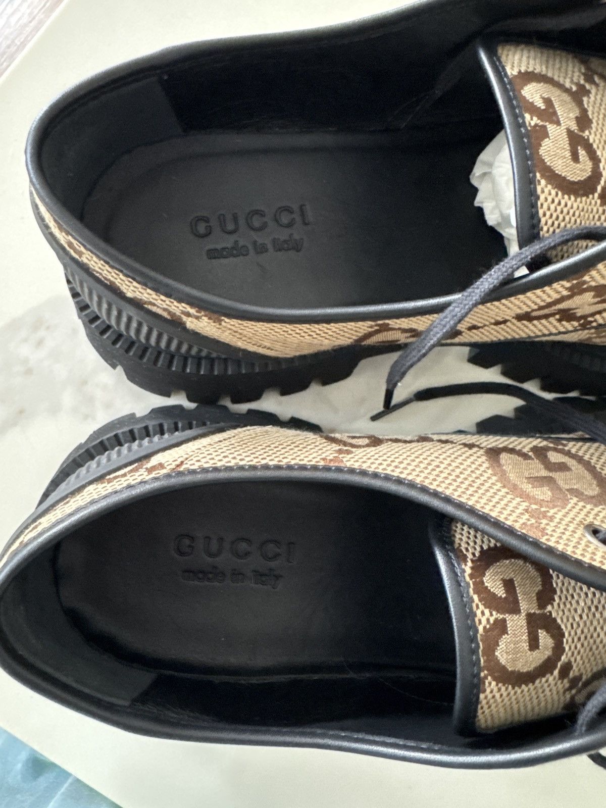 Gucci Gucci Jumbo GG lug sole shoes Size US 11.5 / EU 44-45 - 9 Thumbnail