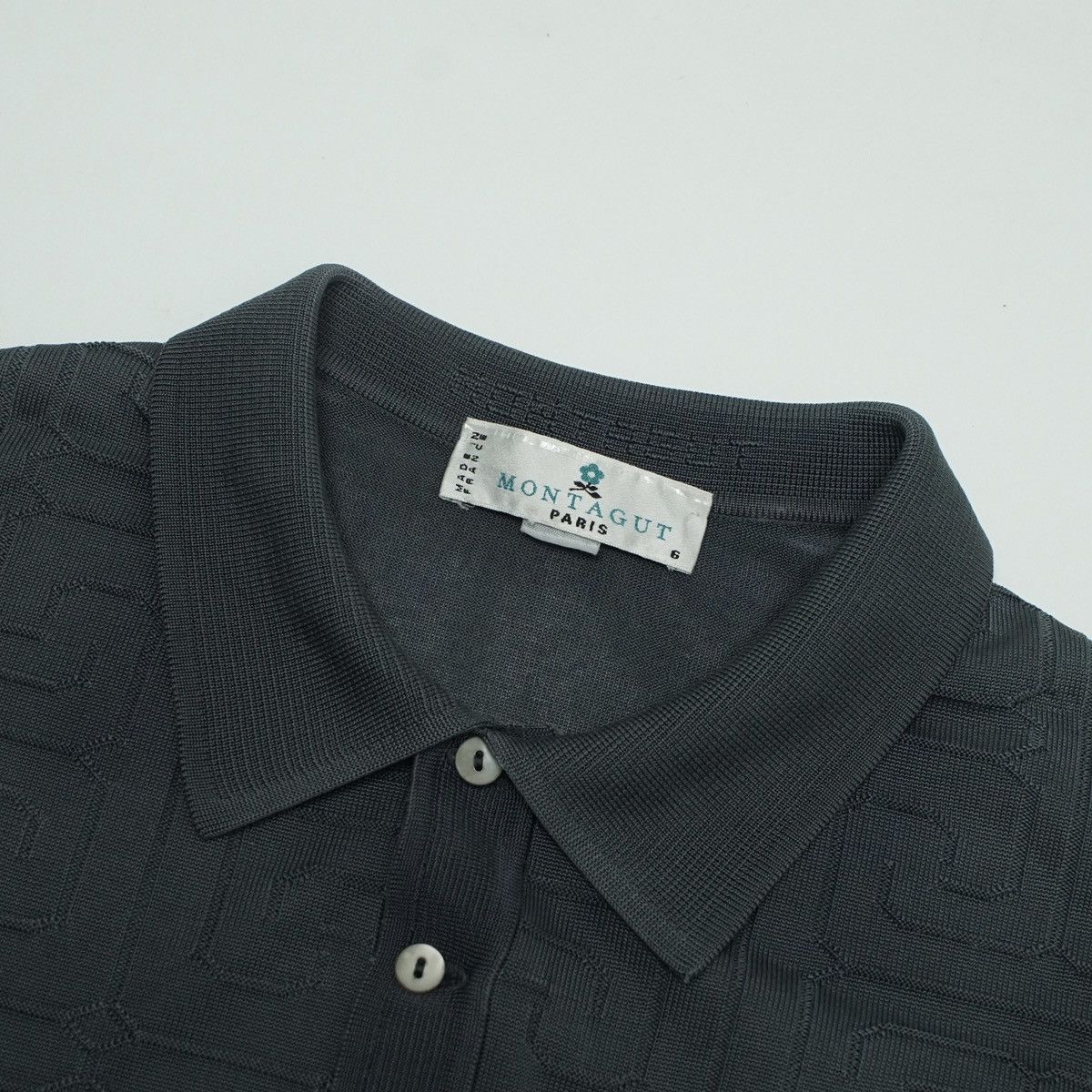 Montagut *NoTariff Montagut Paris 3d Pattern Polo Size US L / EU 52-54 / 3 - 4 Thumbnail
