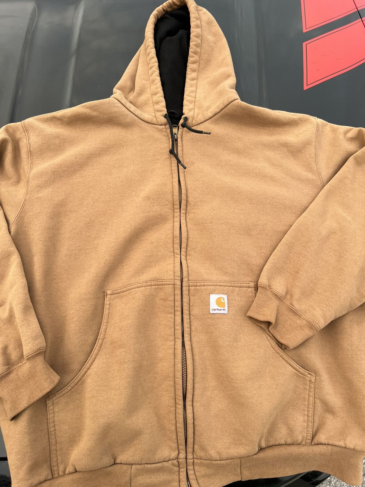 Vintage carhartt zip up hoodie