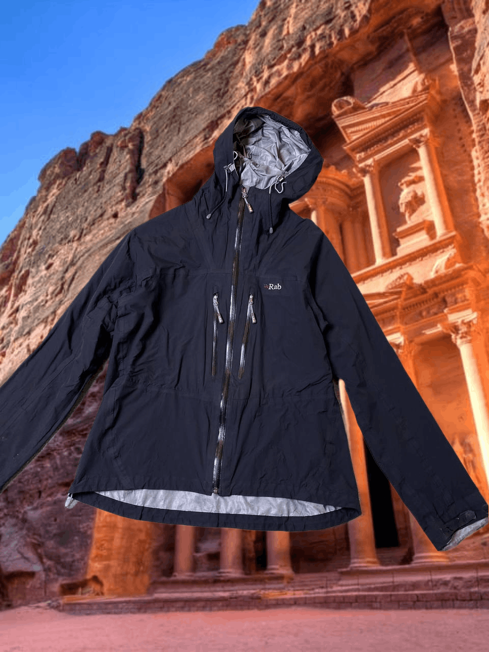 Rab vintage Y2K Rab black jacket logo Streetwear Size L / US 10 / IT 46 - 1 Thumbnail