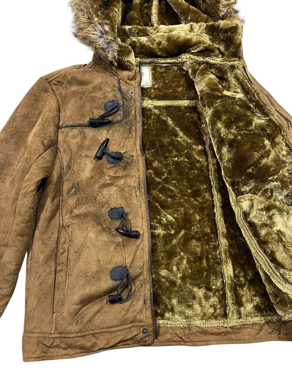 If Six Was Nine ROUSHATTE SHELL GARMENTS LINED FUR DUFFLE B-3 JACKET HOODIE Size US M / EU 48-50 / 2 - 10 Thumbnail