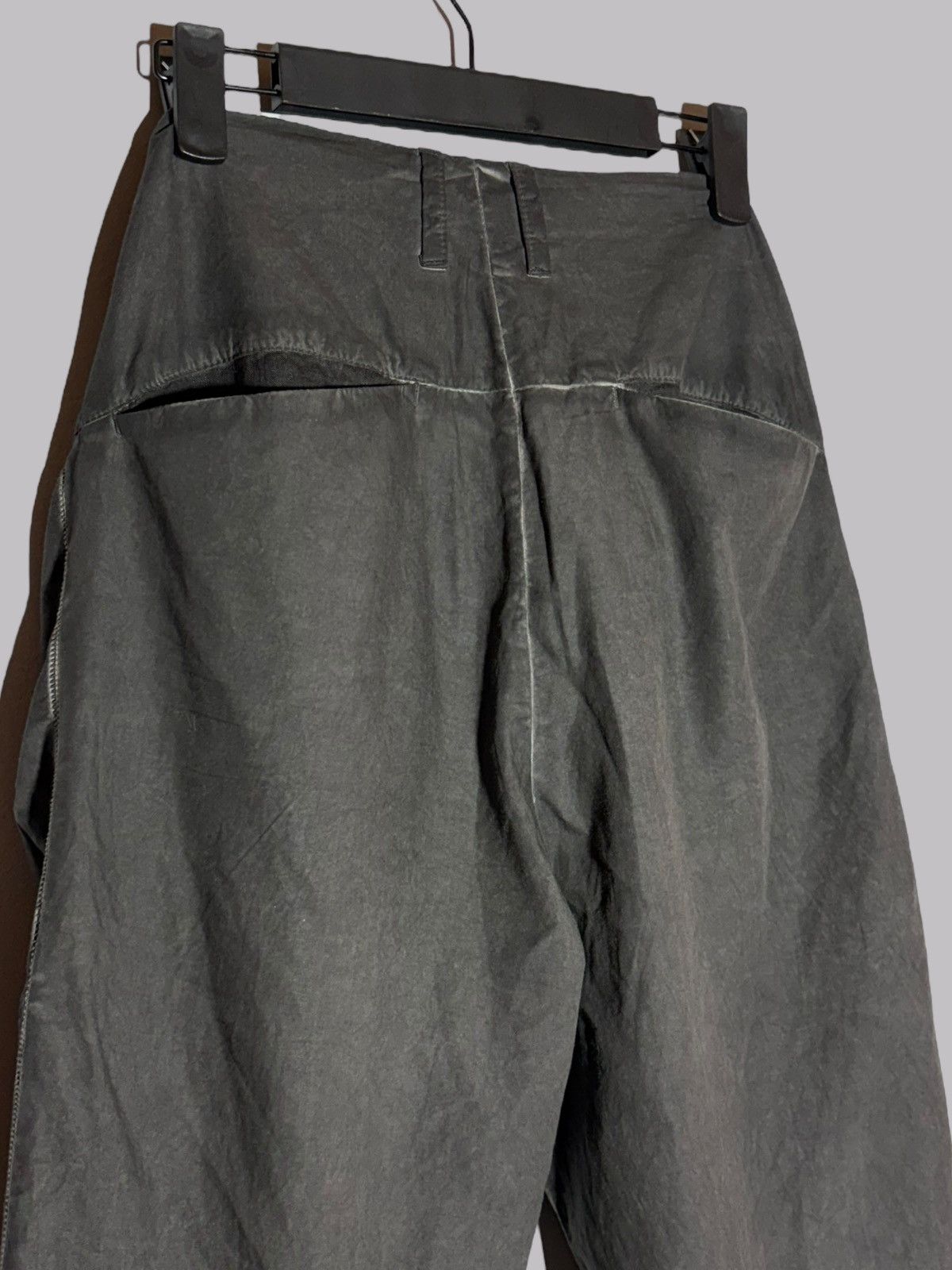 Transit Uomo Transit Uomo Dark Grey Charcoal Cotton Linen Pants Rare Size US 28 / EU 44 - 9 Thumbnail