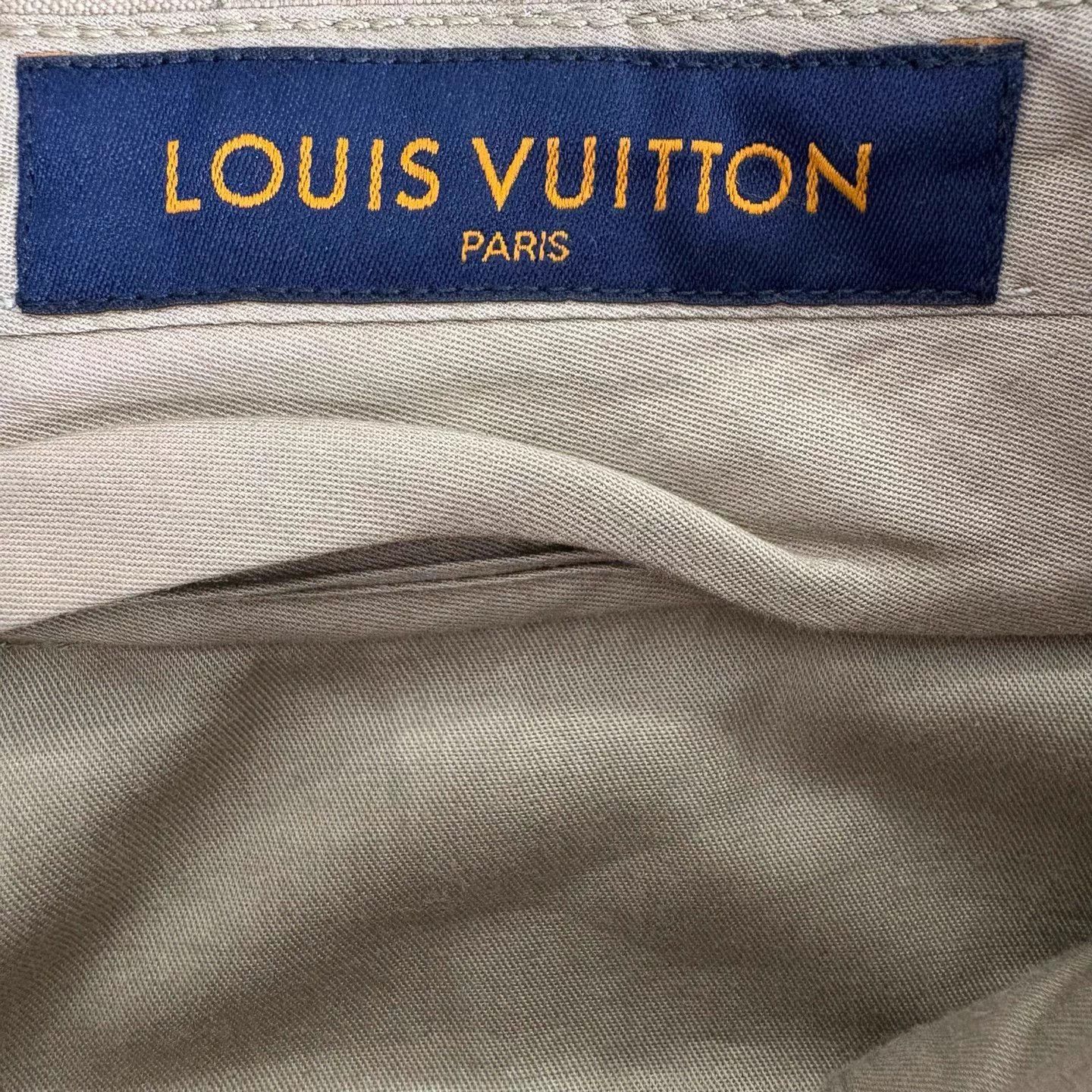Louis Vuitton LOUIS VUITTON FW22 solid pin-embroidered logo pants Size US 38 / EU 54 - 3 Thumbnail