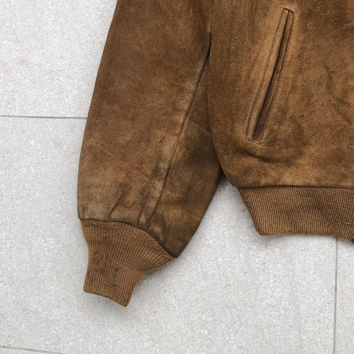Schott Vintage SCHOTT NYC Suede Leather Bomber Jacket 🇺🇸 Size US M / EU 48-50 / 2 - 5 Thumbnail