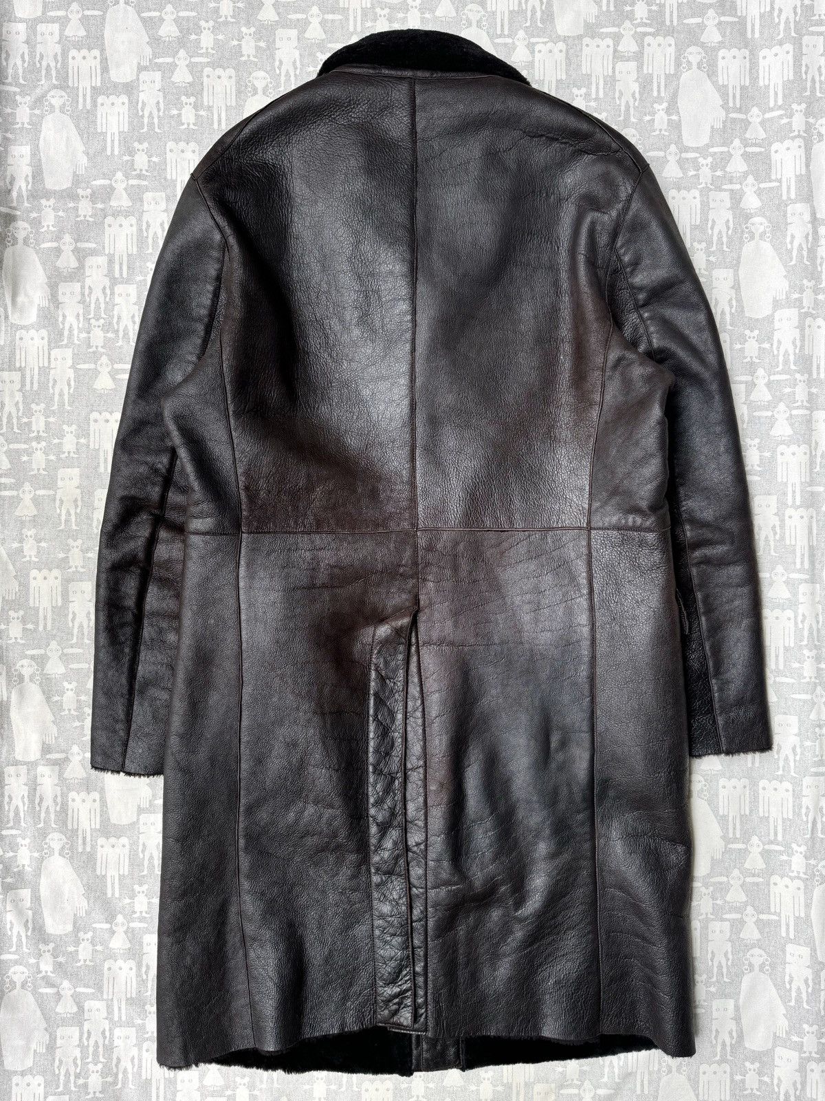 Jil Sander Jil Sander Late 90's Shearling Leather Coat Size US L / EU 52-54 / 3 - 7 Thumbnail