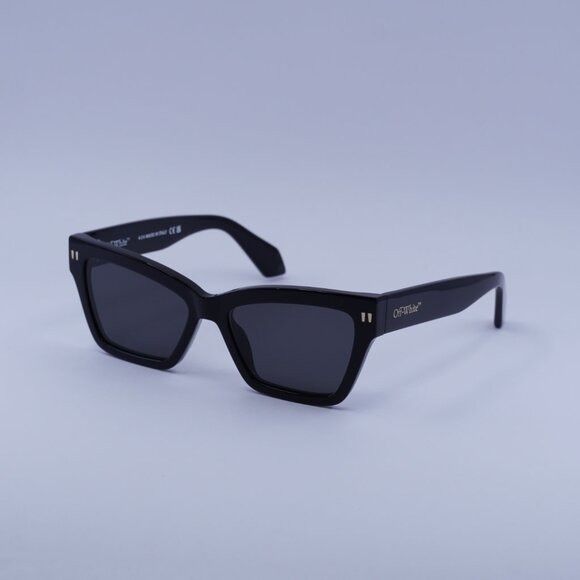 Off-White Off-White OERI110 CINCINNATI 1307 Sunglasses Black Cat Eye Size ONE SIZE - 4 Thumbnail
