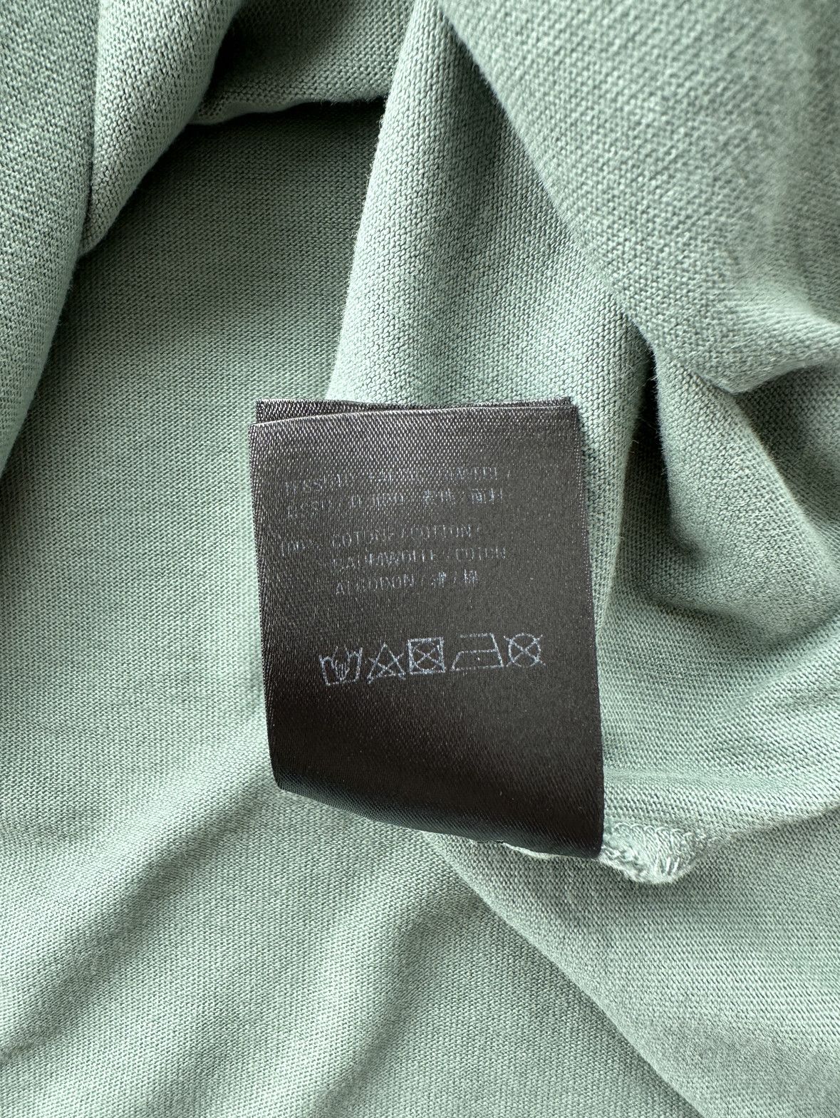 Balenciaga Balenciaga Green & Black Logo T-Shirt Size US XXS / EU 40 - 6 Thumbnail