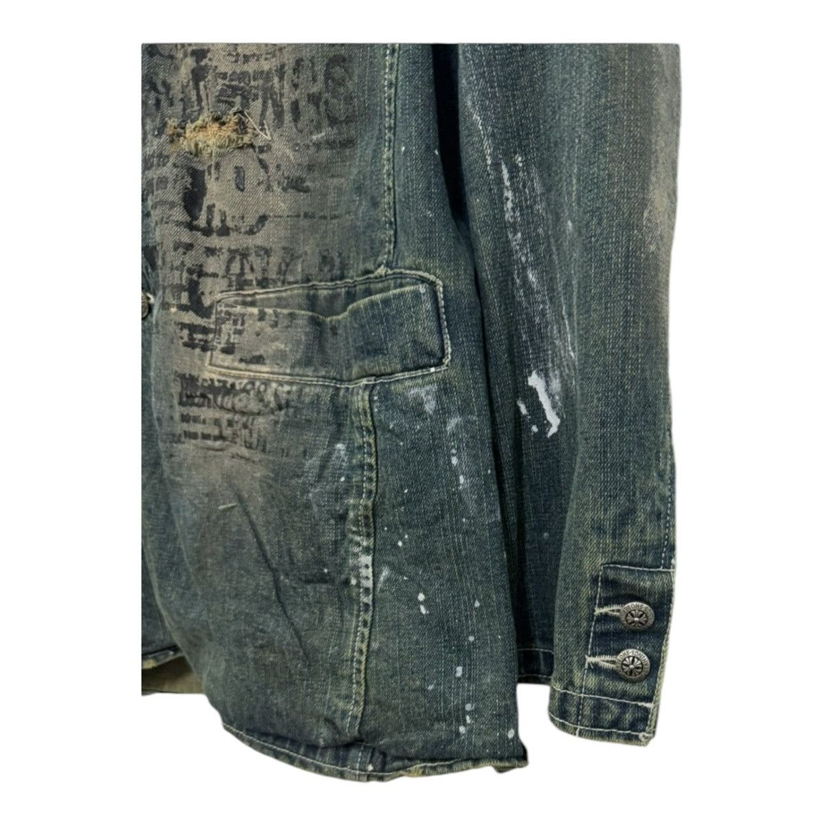 If Six Was Nine 💥PUNK DESIGN DESTROYED THRASHED BERNING SHO DENIM RARE Size US M / EU 48-50 / 2 - 5 Thumbnail
