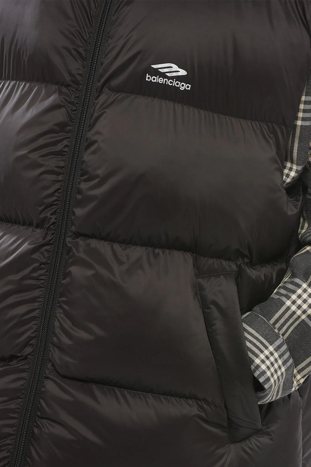 Balenciaga og1mm0426 Oversized Sleeveless Jacket in Black Size US S / EU 44-46 / 1 - 3 Thumbnail