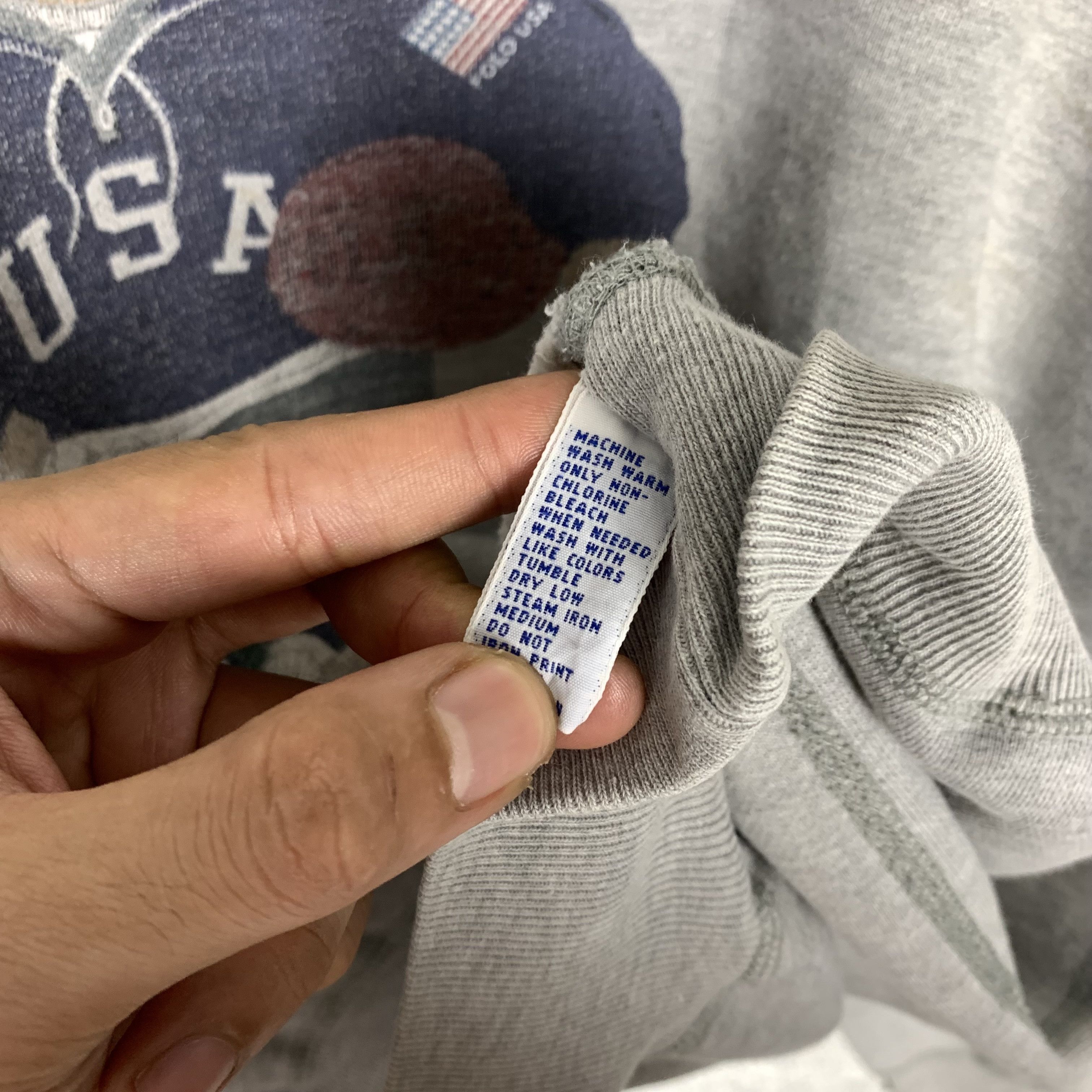 Polo Ralph Lauren Vintage Polo Bear Ralph Lauren Sweatshirt Crewneck Size US S / EU 44-46 / 1 - 4 Thumbnail