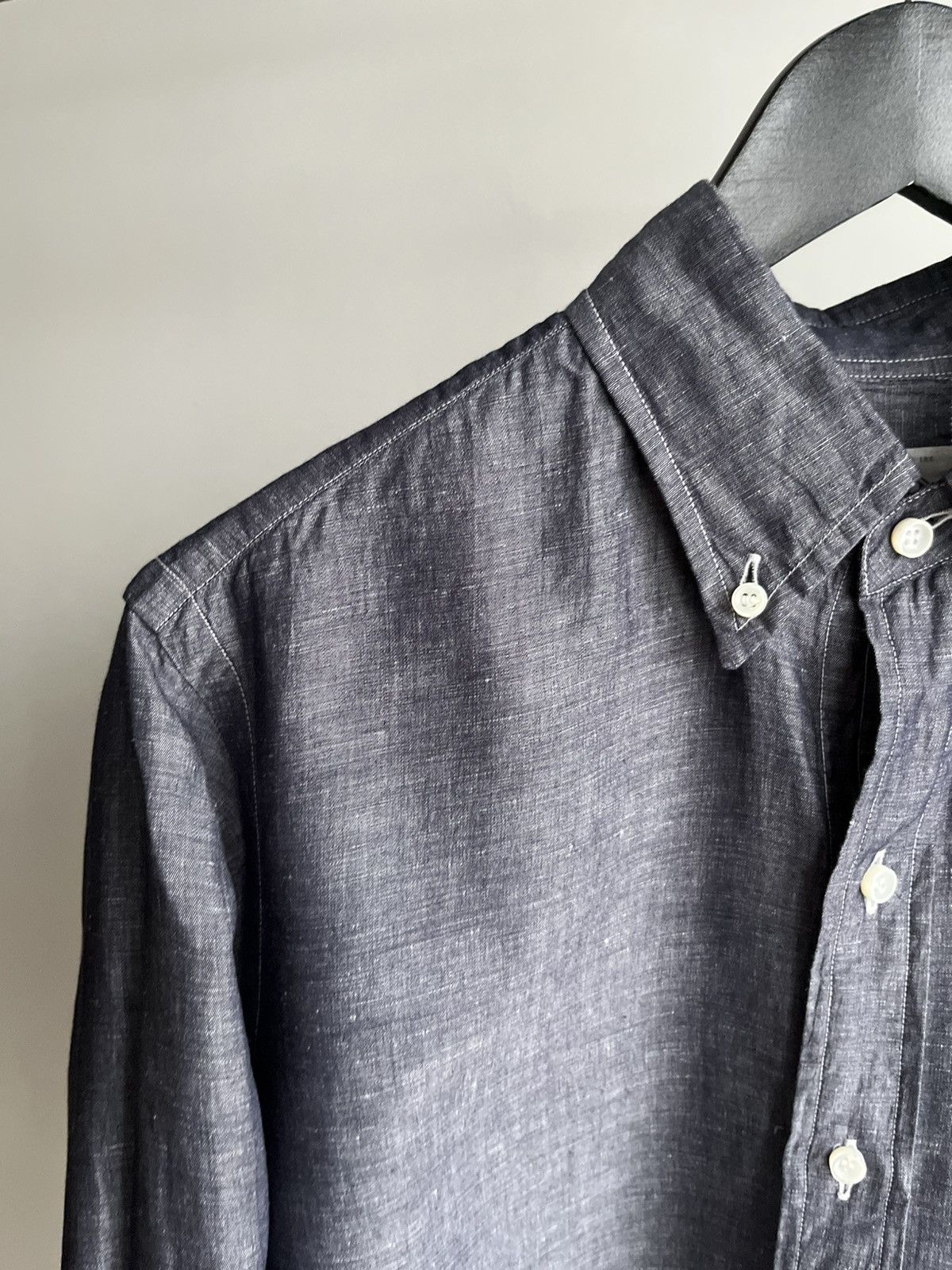 Post Overalls Post O’alls overalls linen cotton blend indigo shirt Size US S / EU 44-46 / 1 - 4 Thumbnail
