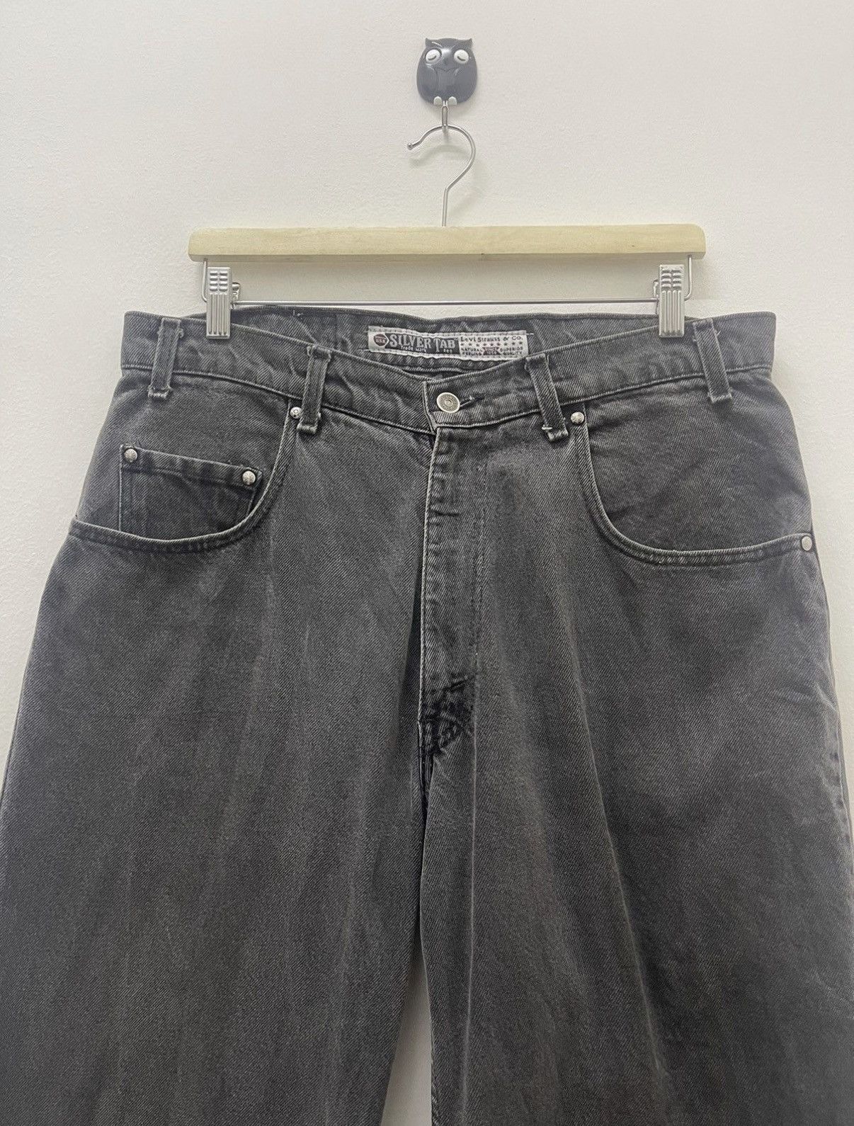 Levi's Rare 90s Vintage LEVIS SilverTab Made In Usa Jeans Size US 34 / EU 50 - 4 Thumbnail