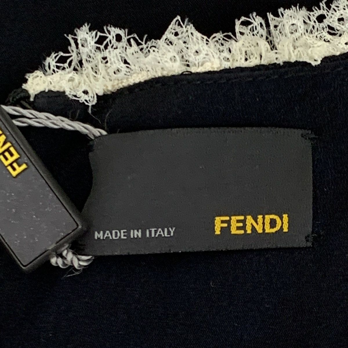 Fendi Fendi Black Mulberry Silk Crew Neck Sleeveless Dress K26WX Size L / US 10 / IT 46 - 5 Thumbnail
