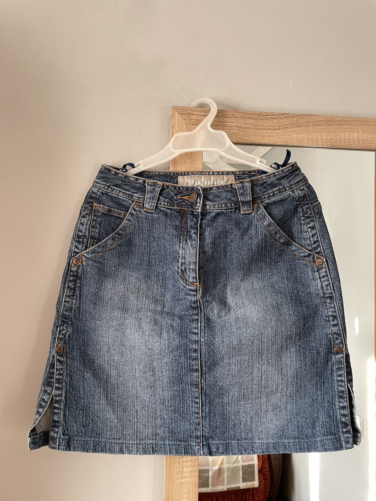 Casablanca Vintage skirt Casablanca jeans y2k streetwear Size 25" / US 0 / IT 36 - 6 Thumbnail