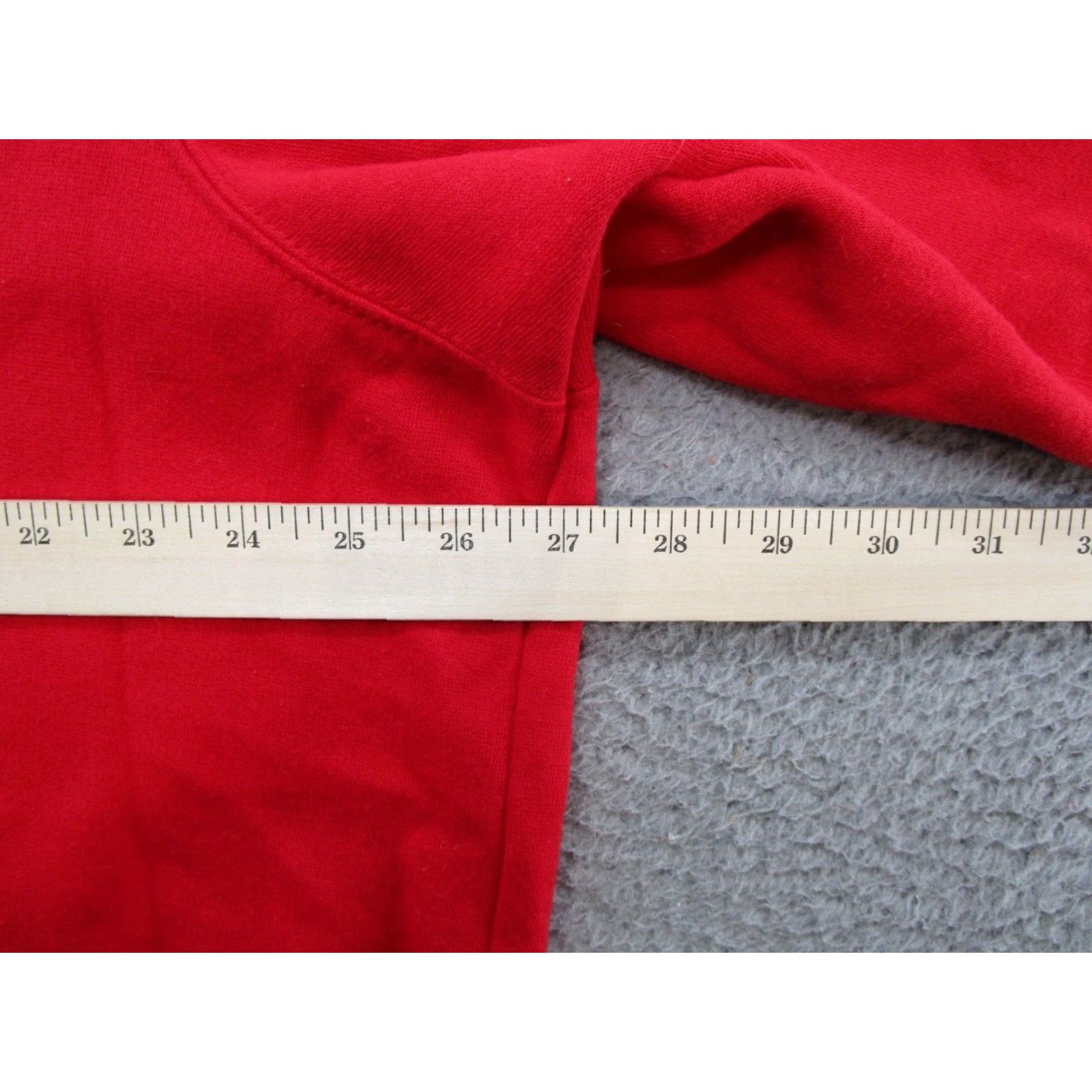 Vintage VTG YS America Christmas Sweatshirt Collared Red 2X Women Winter Pullover Dog Snowman 90s Size XXL / US 16-18 / IT 52-54 - 5 Thumbnail