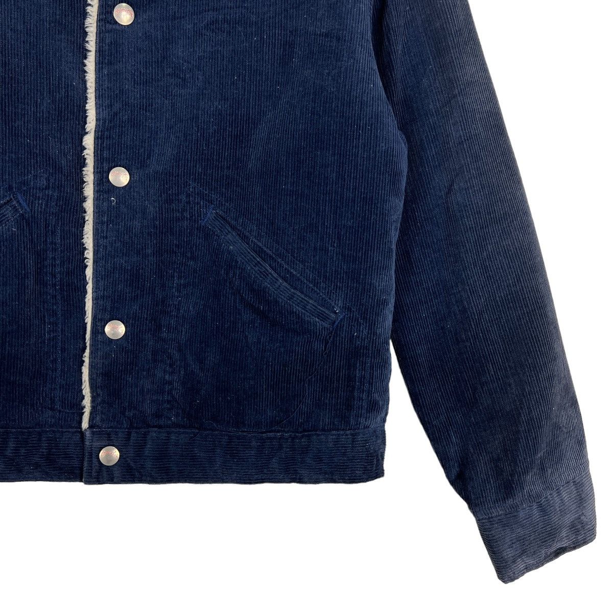 Vintage 🔥 VINTAGE WRANGLER CORDUROY SHEARLING TRUCKER JACKET Size US S / EU 44-46 / 1 - 5 Thumbnail