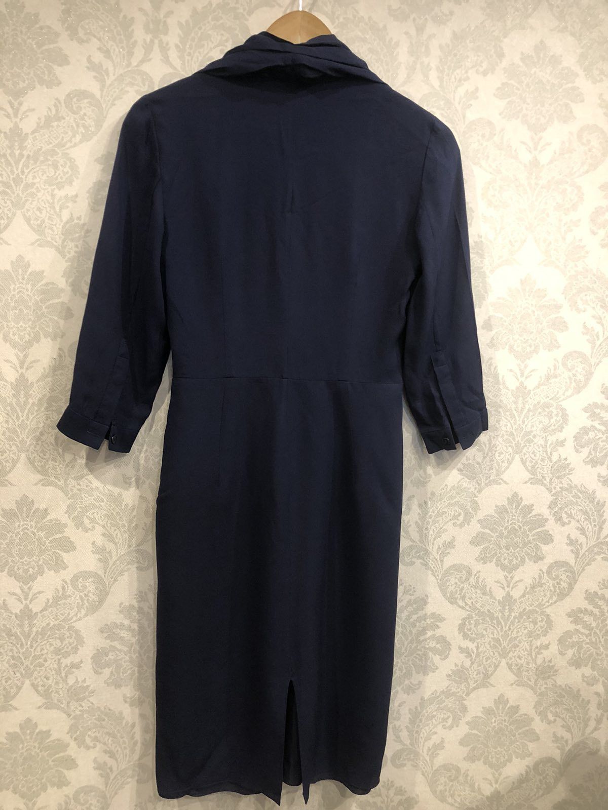 Burberry Burberry Silk Navy Dress USA 2 Size XS / US 0-2 / IT 36-38 - 3 Thumbnail