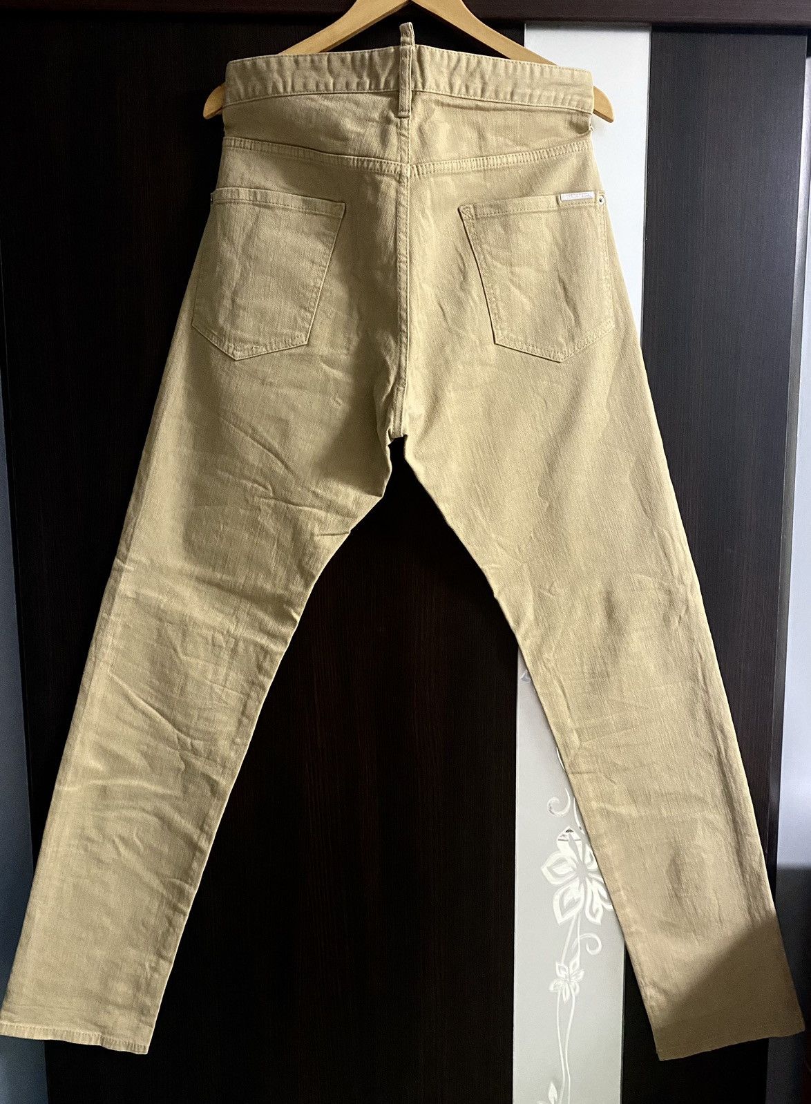 Dsquared2 Dsquared2 Sand Straight Fit Metal Tab Cotton Jeans Denim Size US 38 / EU 54 - 3 Thumbnail