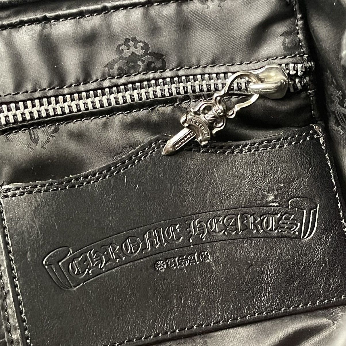 Chrome Hearts Chrome Hearts JJ Dean Leather Bag Size ONE SIZE - 9 Thumbnail