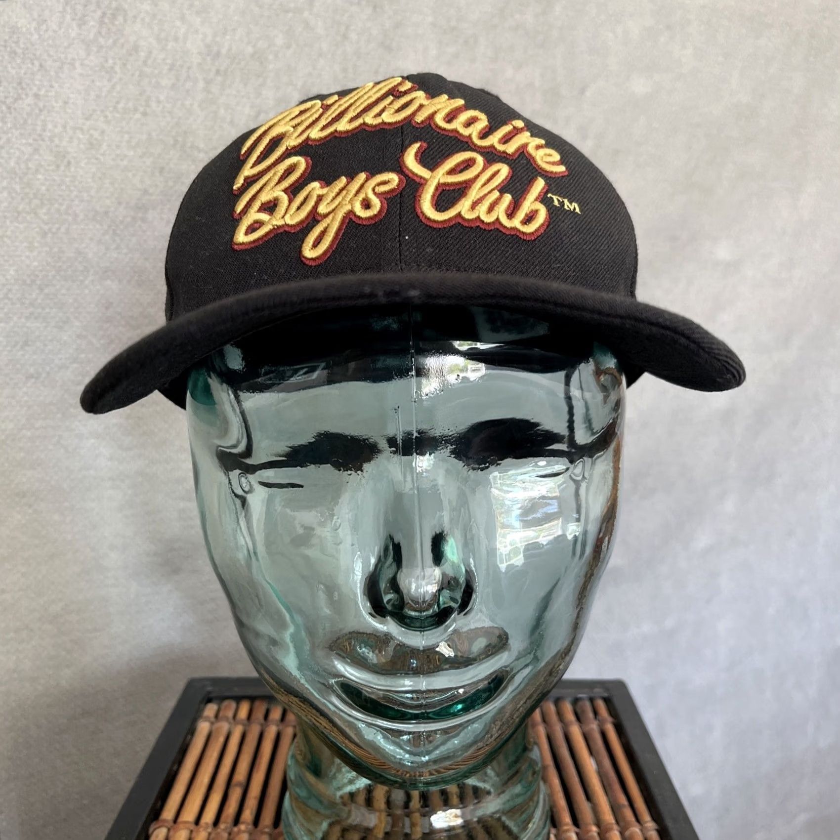 Billionaire Boys Club Billionaire Boys Club New Era Hat Cap Mens 7 1/2 Wool Fitted Streetwear 59FIFTY Black Wool Cap Mens 7 1/2 Baseball Hat Size ONE SIZE - 2 Thumbnail