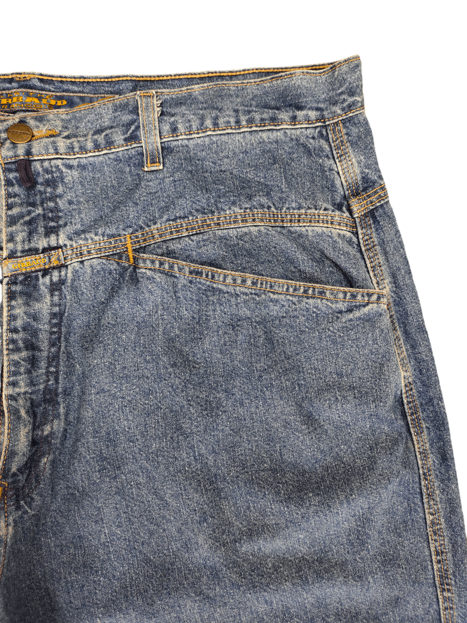 Marithe + Francois Girbaud Baggy Jeans MFG Made In Usa Denim Wide Leg 90s Jnco Size US 38 / EU 54 - 4 Thumbnail
