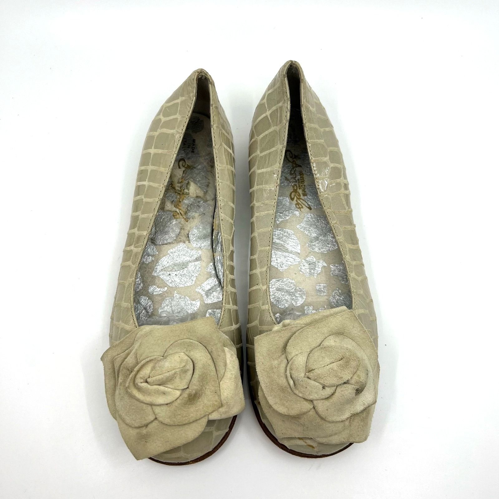 Roberto Cavalli Roberto Cavalli Angels Crocodile Flats Women's 6 US Size US 6 / IT 36 - 5 Thumbnail