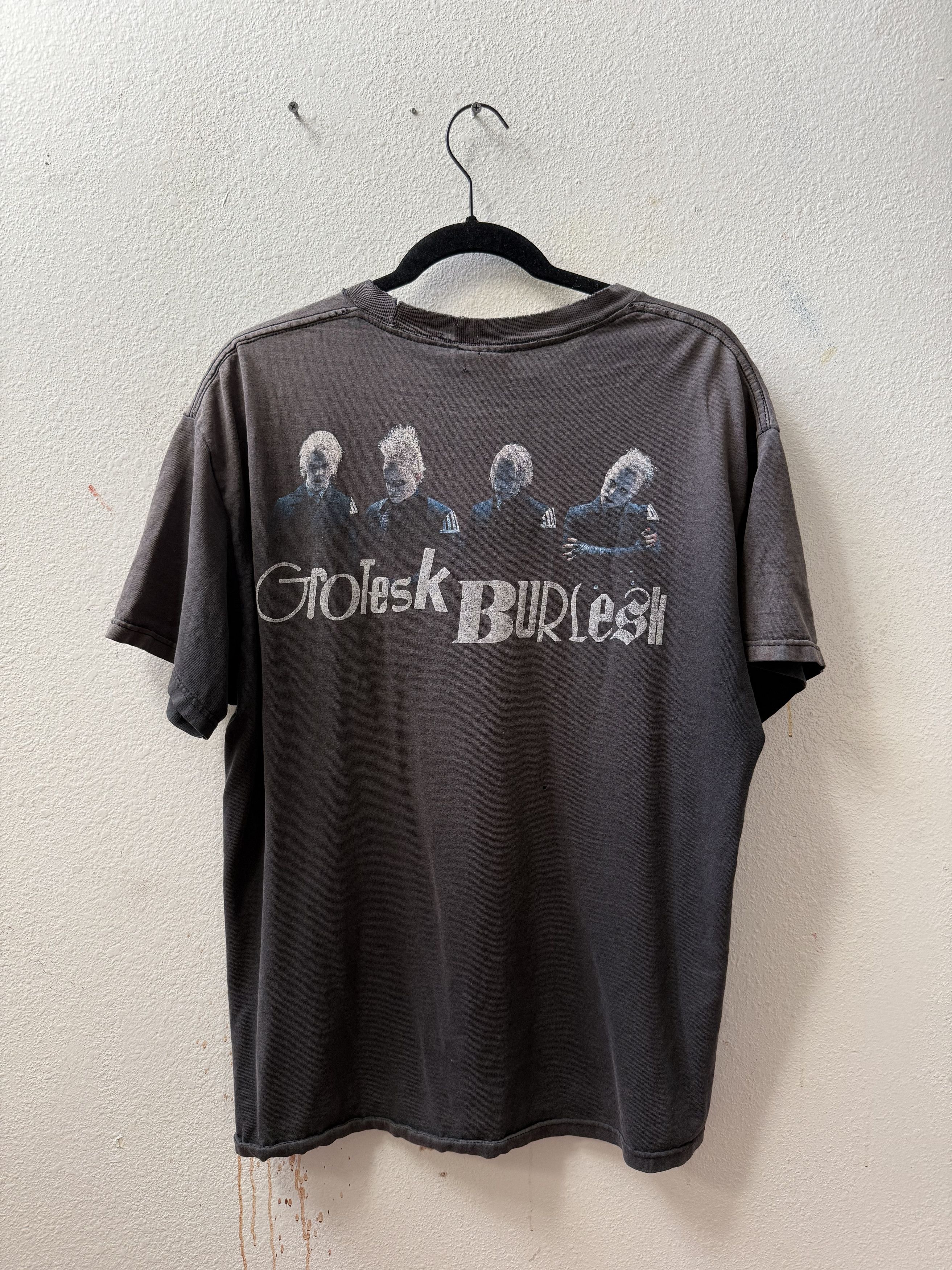 Vintage Marilyn Manson "Grotesk Burlesk" Tour Tee — 2003 — L Size US M / EU 48-50 / 2 - 2 Thumbnail
