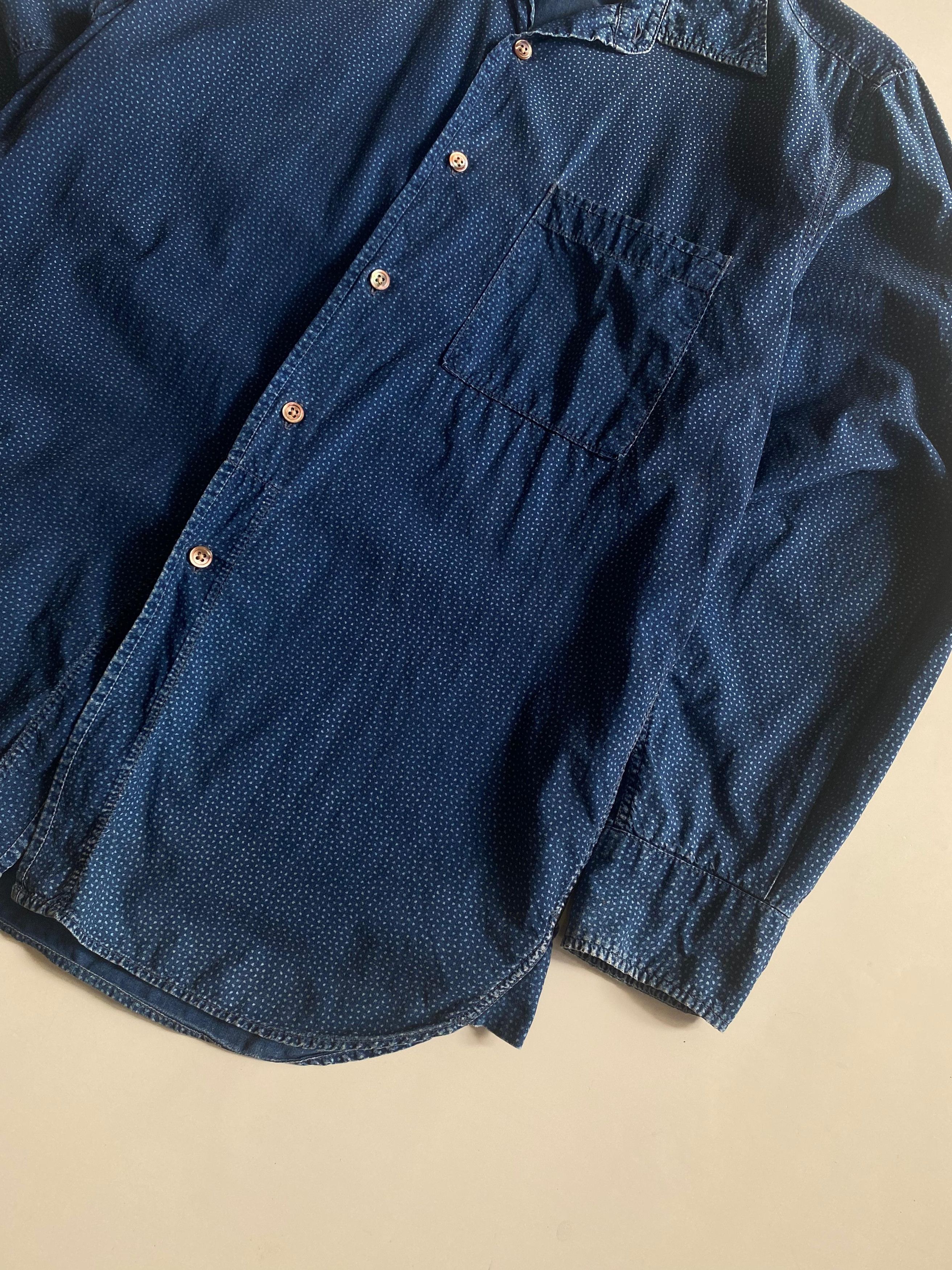 45rpm 45rpm blue indigo vintage shirt Size US M / EU 48-50 / 2 - 6 Thumbnail