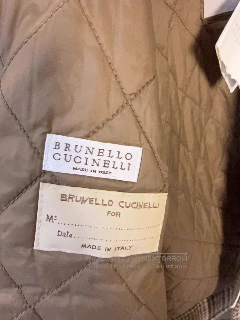Brunello Cucinelli Brunello Cucinelli Cotton-padded short jacket Size S / US 4 / IT 40 - 6 Thumbnail
