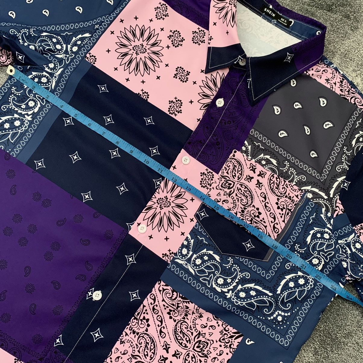 Japanese Brand × Kapital 🔥Like Kapital Shein Patchwork Paisley printed shirt Size US XL / EU 56 / 4 - 12 Thumbnail