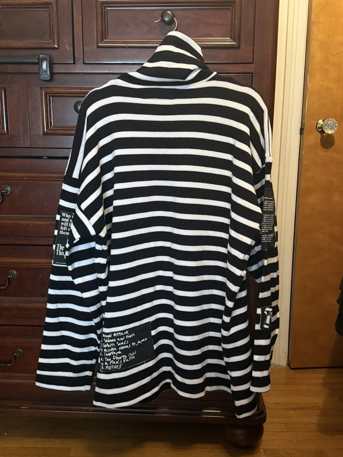 Rough Simmons Rough simmons striped patch turtleneck Size US L / EU 52-54 / 3 - 2 Thumbnail