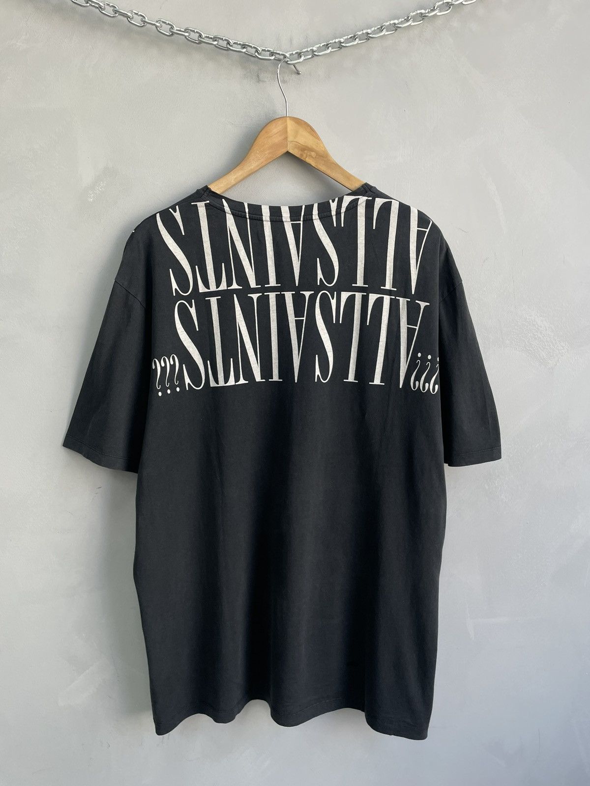 Allsaints All saints Over print y2k monogram t shirt Size US L / EU 52-54 / 3 - 7 Thumbnail