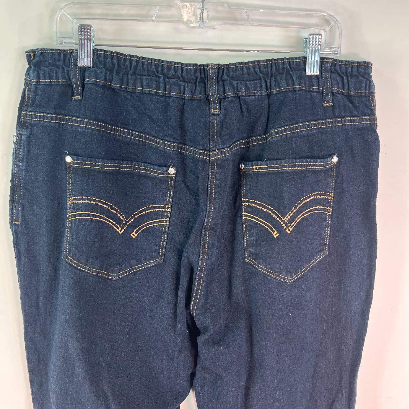 Vintage Christie Womens High Rise Jeans Bootcut Denim Blue Size 36X30 Size 25" / US 0 / IT 36 - 4 Thumbnail