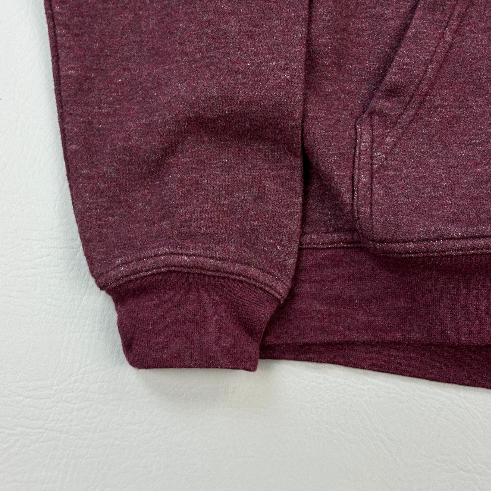 Nike Nike Sportswear Hoodie Women's M Burgundy Crush Funnel Neck Long Sleeve Size M / US 6-8 / IT 42-44 - 3 Thumbnail
