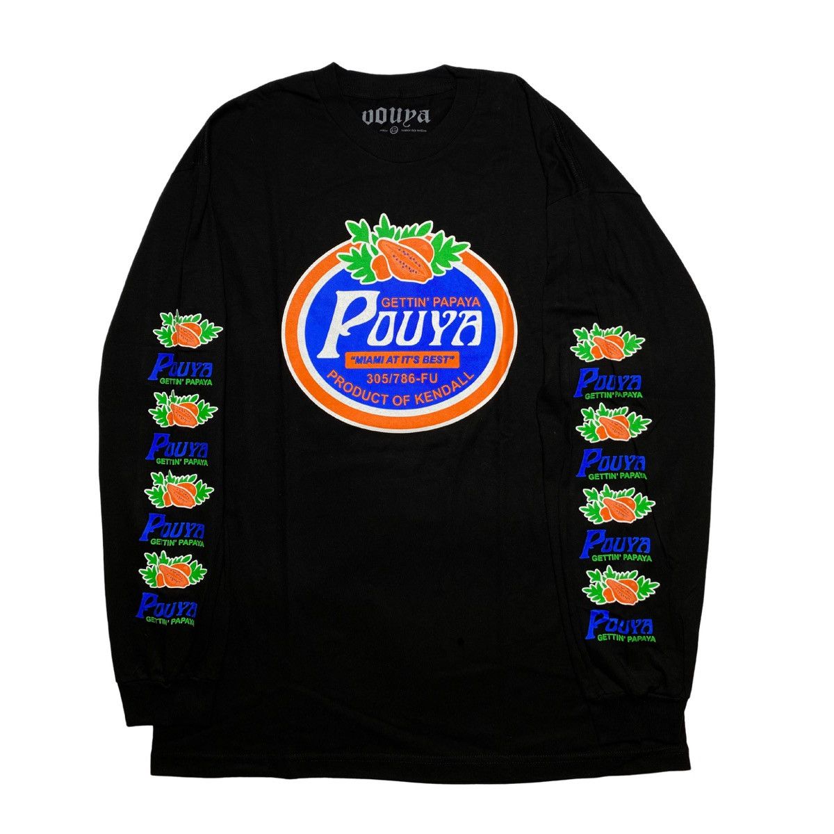 Band Tees Pouya - Black Longslevee Size US L / EU 52-54 / 3 - 1 Thumbnail