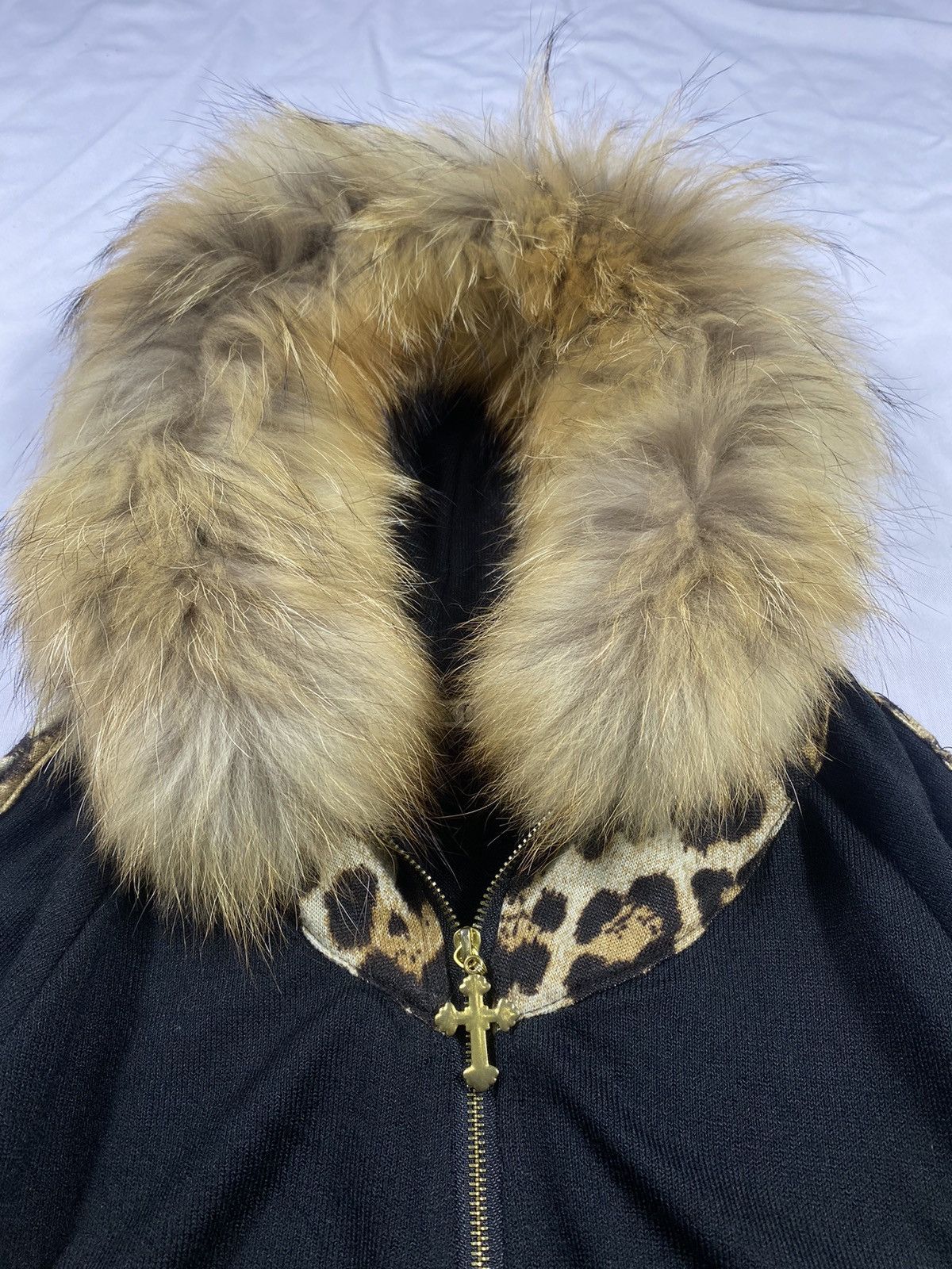 Japanese Brand Japanese ReMix Leopart Fur zip Hoodie Lgb Style Size US S / EU 44-46 / 1 - 5 Thumbnail