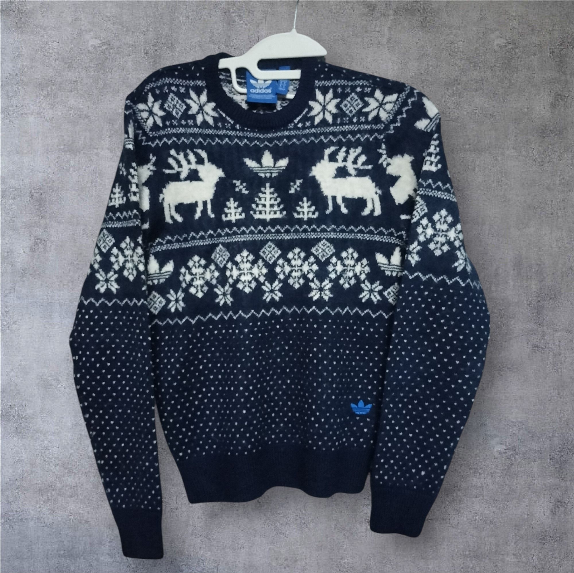 Adidas Adidas Knitwear Wool Fashion Snow Sweatshirts Size US S / EU 44-46 / 1 - 1 Thumbnail