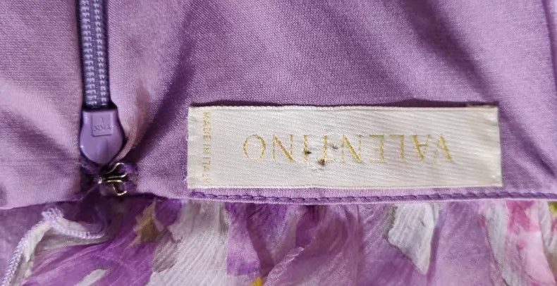 Valentino Valentino Purple slip dress Size L / US 10 / IT 46 - 5 Thumbnail