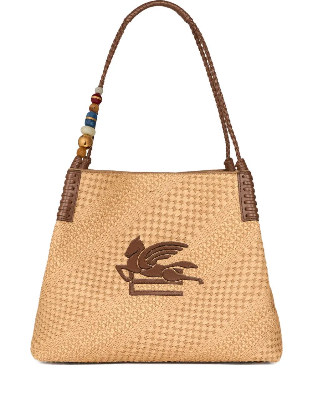 Etro os11x0726 Size: OS / Large Raffia Libra Tote Bag in Beige Size ONE SIZE - 1 Thumbnail