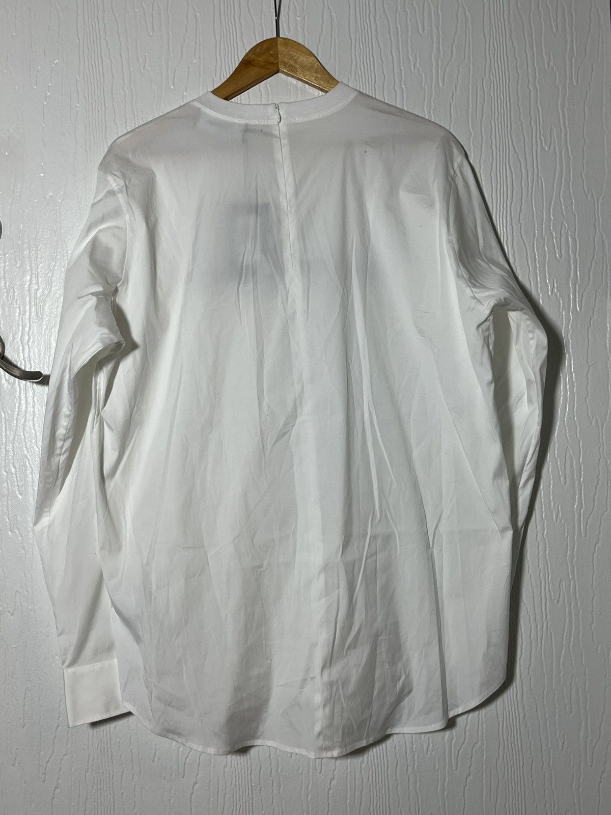 Designer SS17 NWT Dsquared2 100 White Zip Up Long Sleeve Shirt 52 Size US XL / EU 56 / 4 - 6 Thumbnail