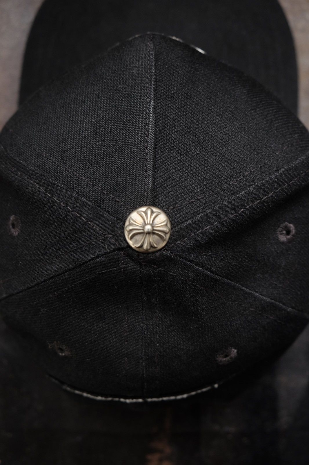 Chrome Hearts Chrome Hearts Dagger Denim Baseball Hat Black Size ONE SIZE - 5 Thumbnail