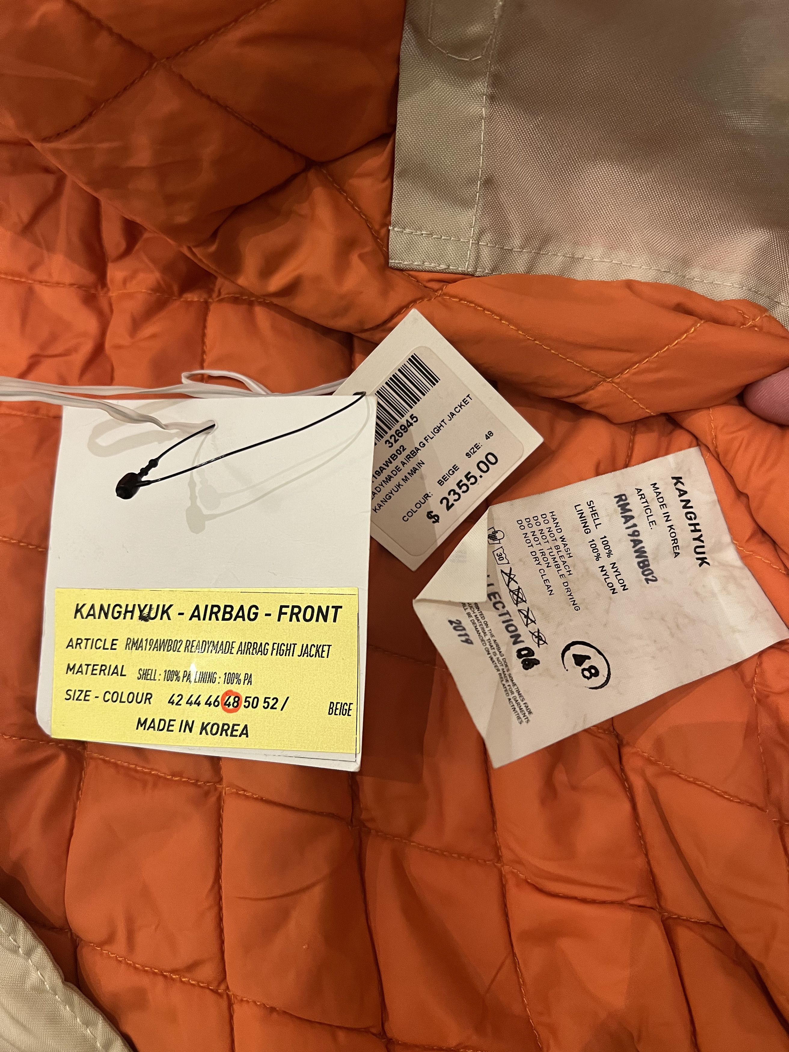 KANGHYUK Readymade Airbag Flight Jacket Size US M / EU 48-50 / 2 - 8 Thumbnail