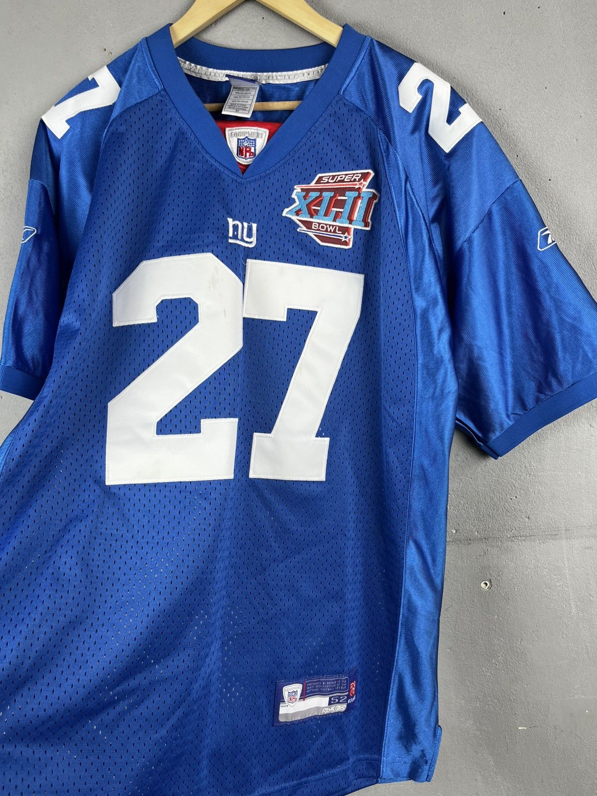 Reebok 2008 New York Giants Jacobs #27 Super Bowl Size US XL / EU 56 / 4 - 13 Thumbnail