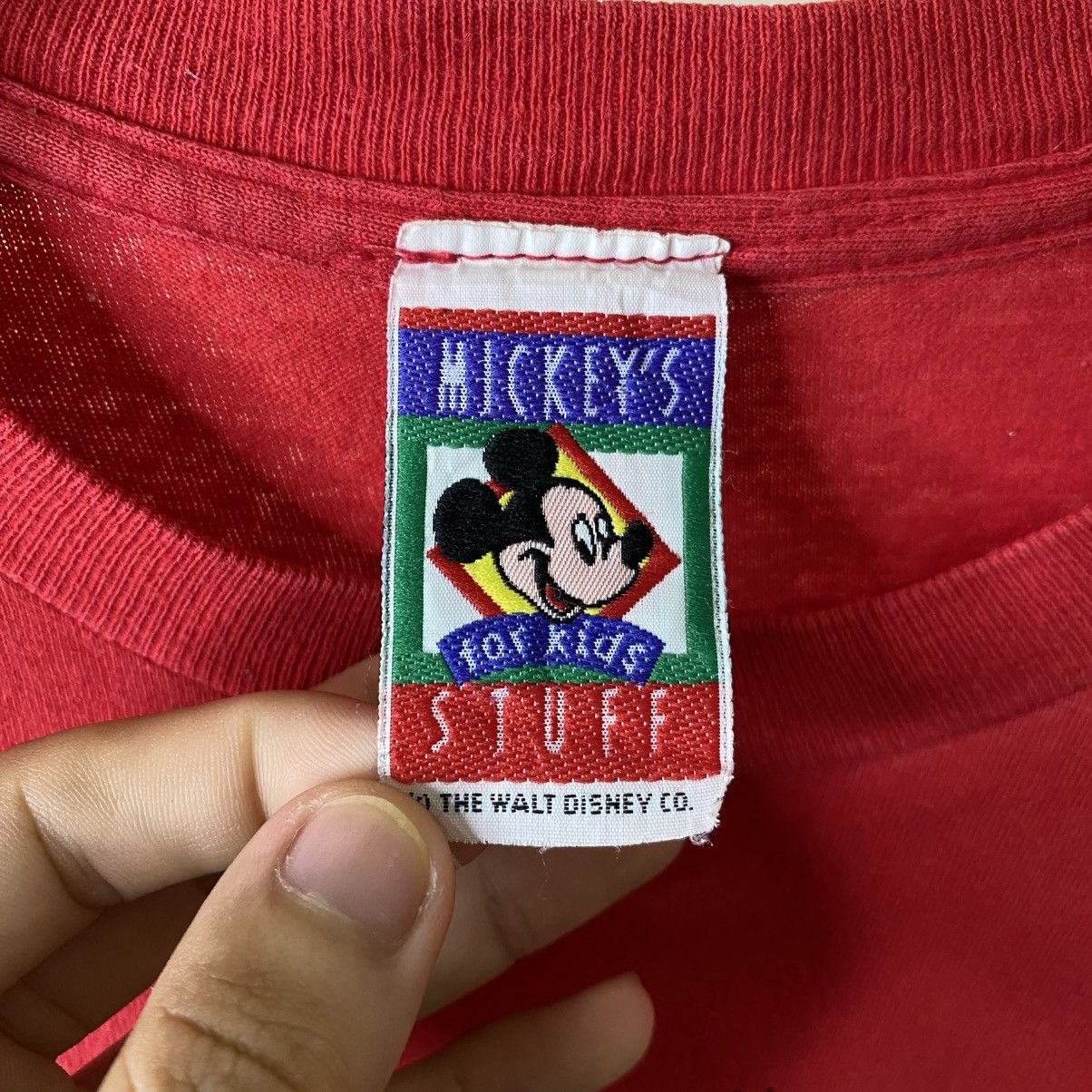 Mickey Mouse Vintage 1990s Disney Mickey Mouse T Shirt Size US M / EU 48-50 / 2 - 3 Thumbnail