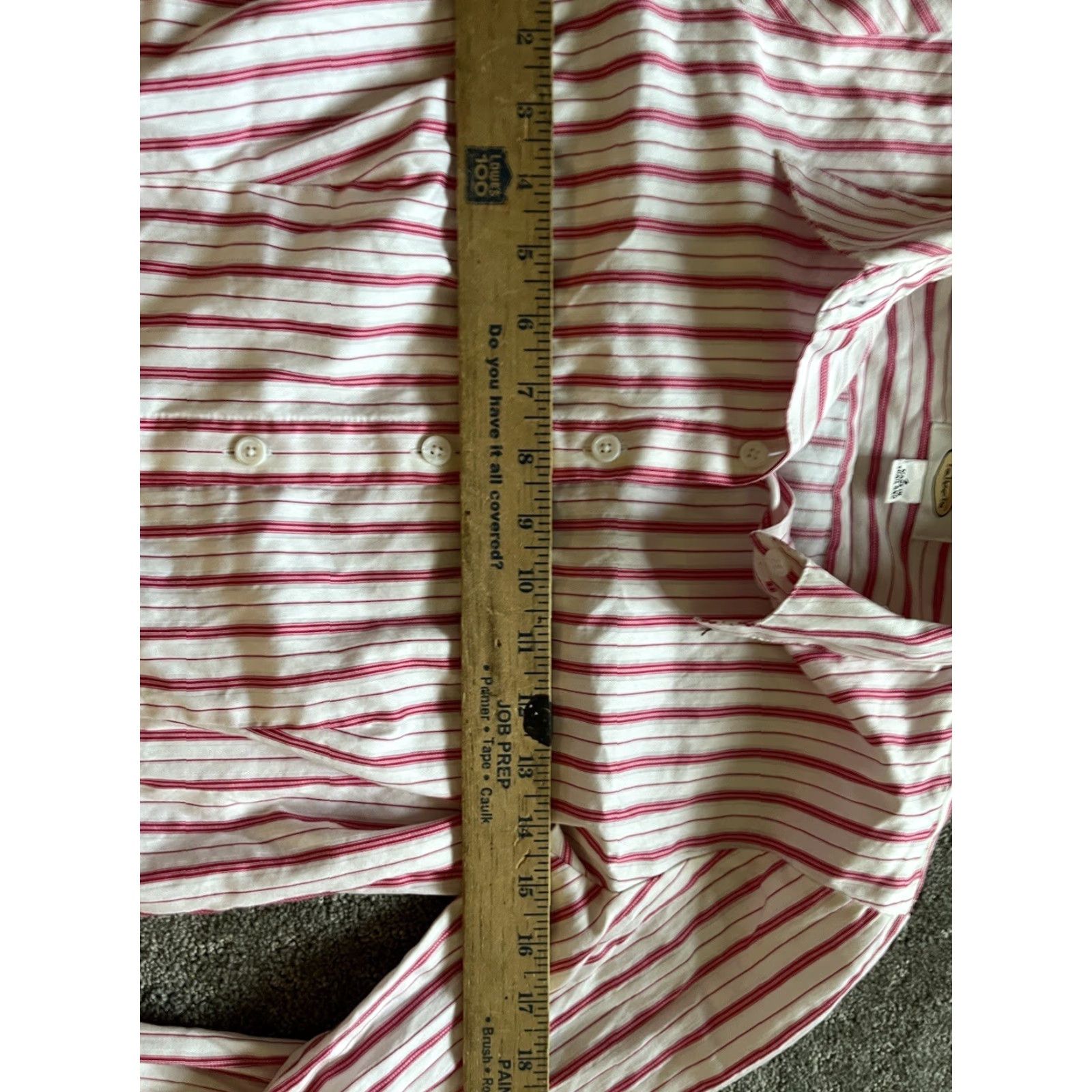 Talbots Y2K Talbots stripe button up blouse collared size 4 pink & White careerwear Shirt Women Adult Regular Cotton Lastol Wrinkle Resistant Vintage: No Size S / US 4 / IT 40 - 4 Thumbnail
