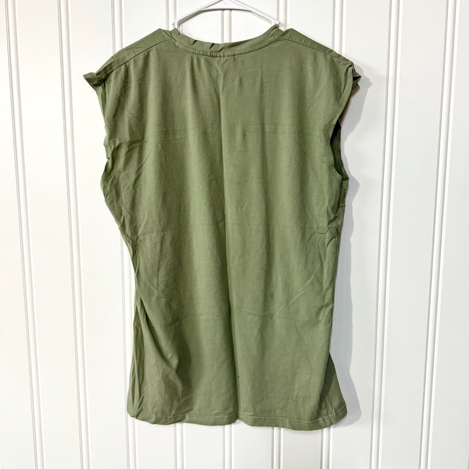 Gymshark Gymshark Cotton Slim Fit Green Spandex Muscle Shirt Medium Size US M / EU 48-50 / 2 - 3 Thumbnail