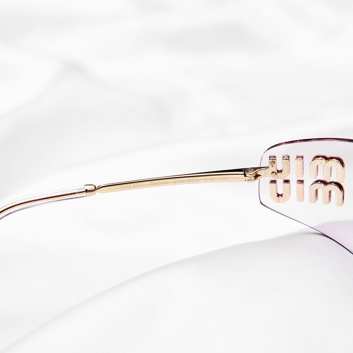 Miu Miu MIU MIU 0MU A51S ZVN90O SUNGLASSES Size ONE SIZE - 5 Thumbnail