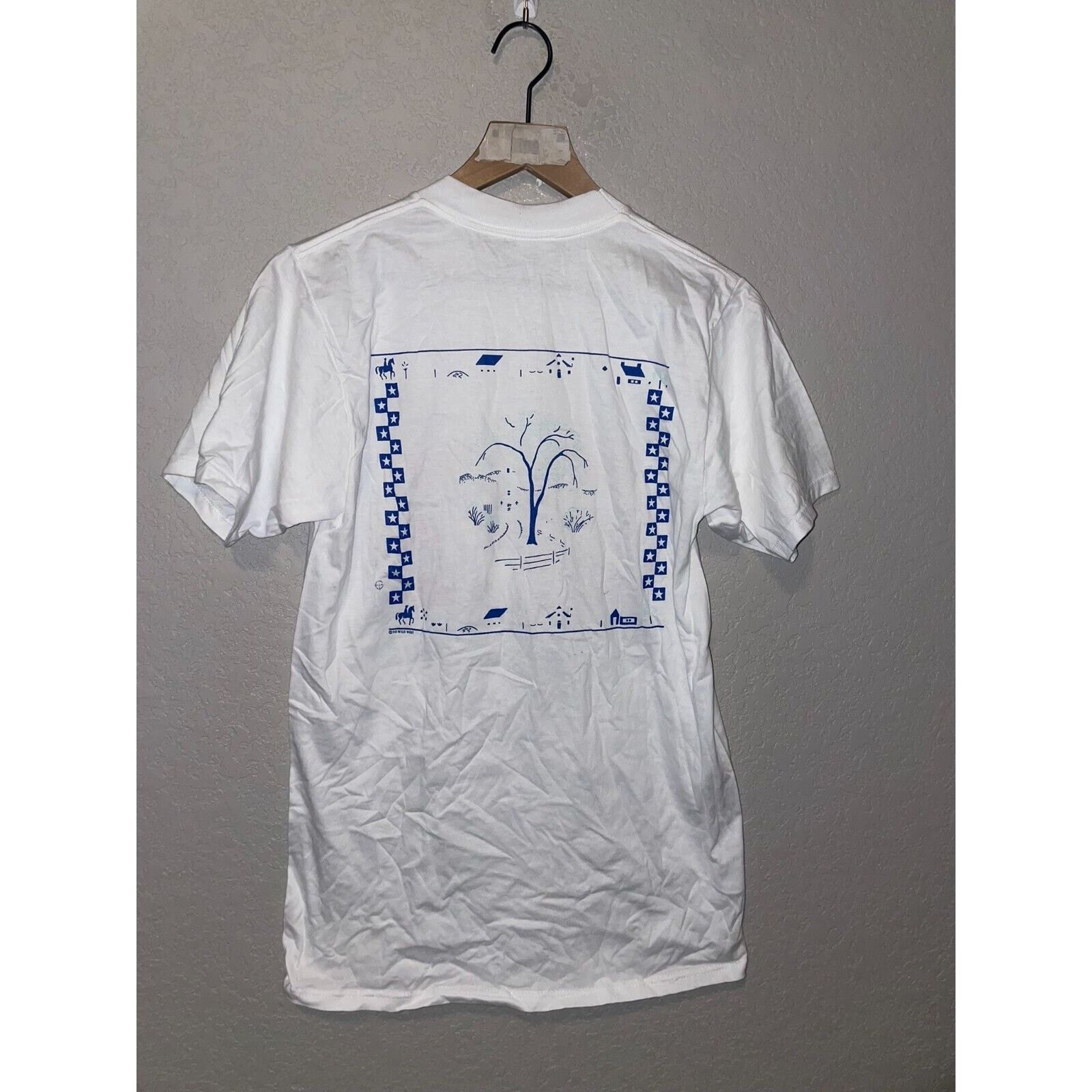 Jerzees Vintage Test Print Shirt New York Alexandria Bay White M Tee Size US M / EU 48-50 / 2 - 8 Thumbnail