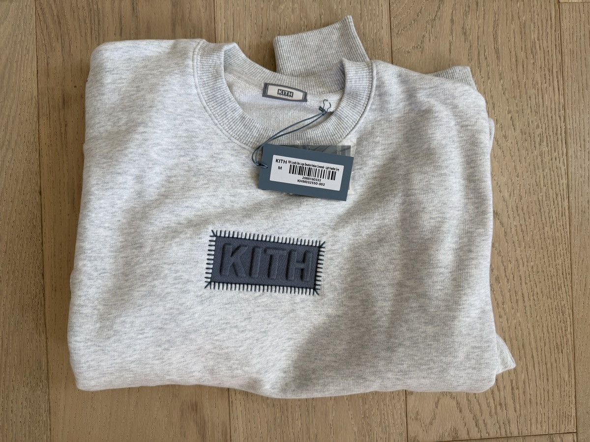 Kith Kith Classic Logo Nelson Crewneck - Elevation - Grey Size US M / EU 48-50 / 2 - 1 Thumbnail
