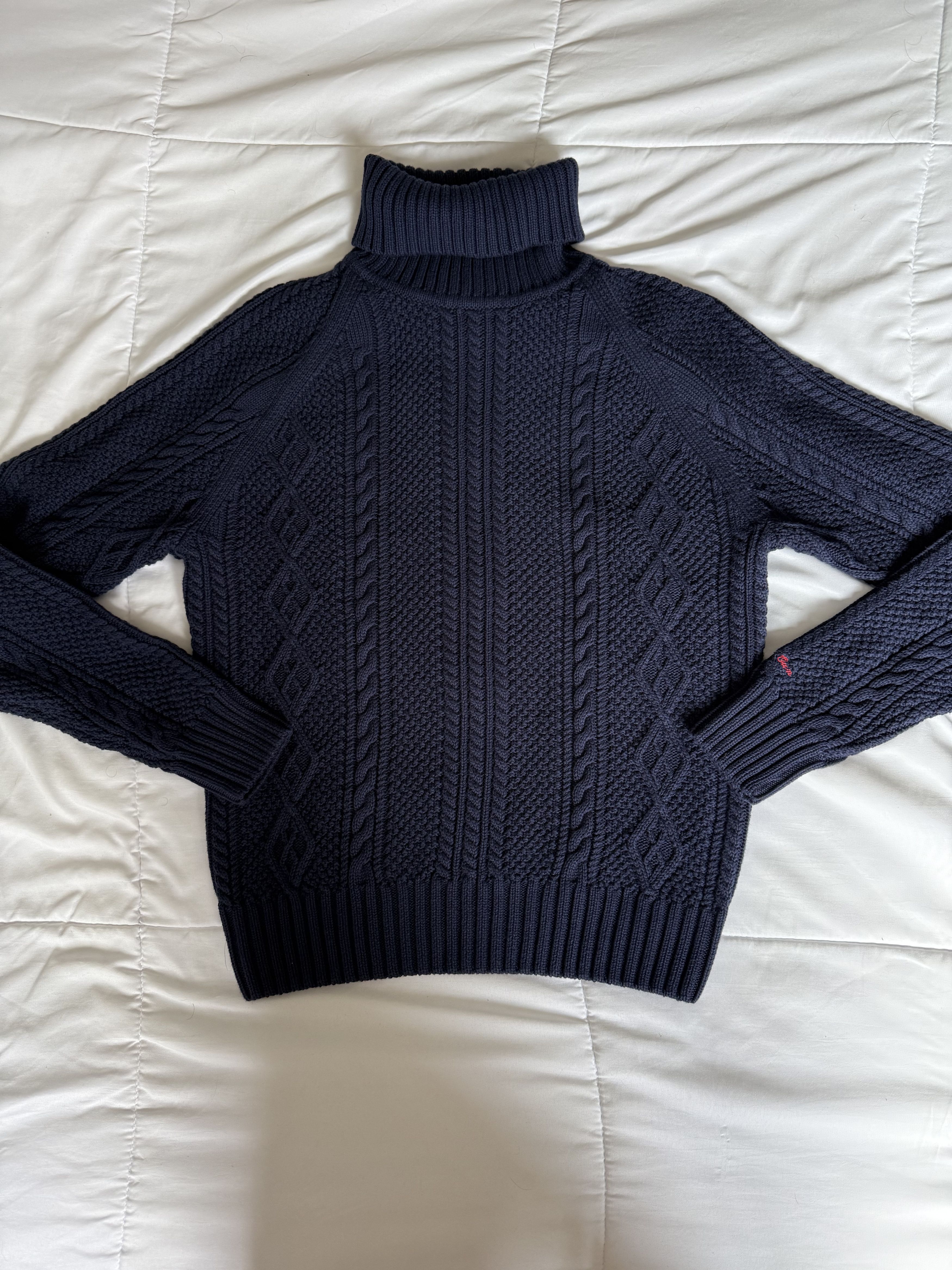 October's Very Own OVO CABLE KNIT TURTLENECK SWEATER Size US S / EU 44-46 / 1 - 1 Thumbnail